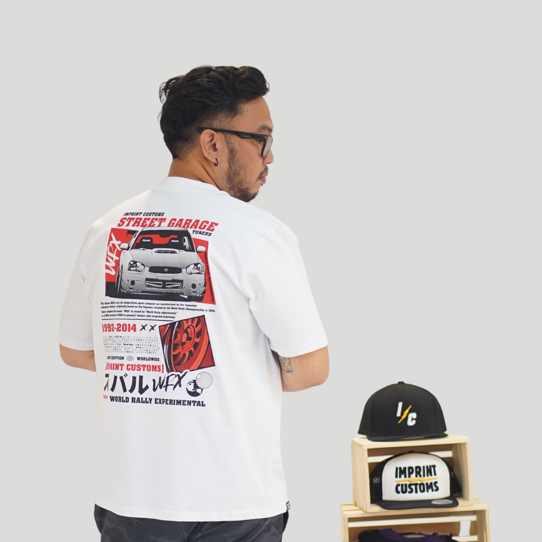 IMPRINT CUSTOMS - AOI WHITE COTTON TEES