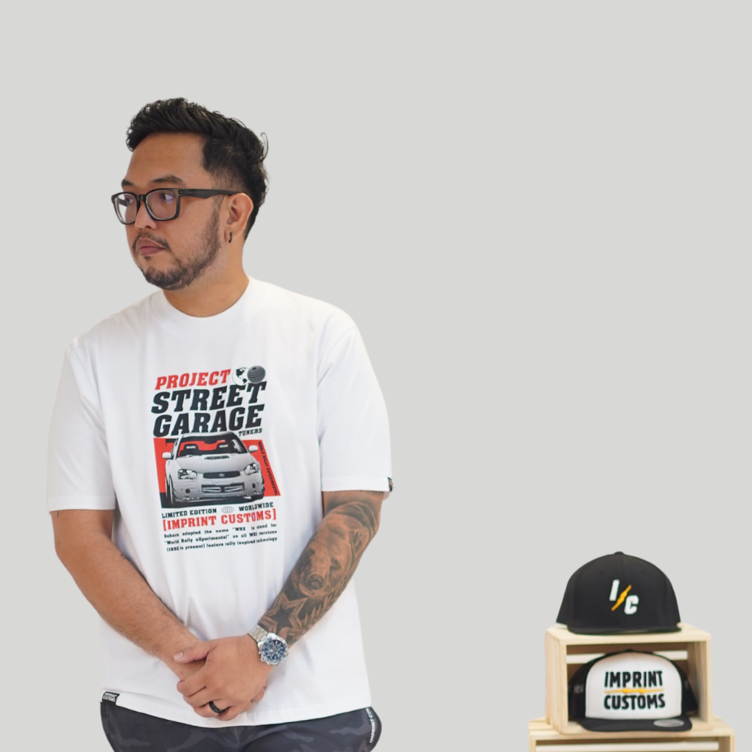 IMPRINT CUSTOMS - AOI WHITE COTTON TEES
