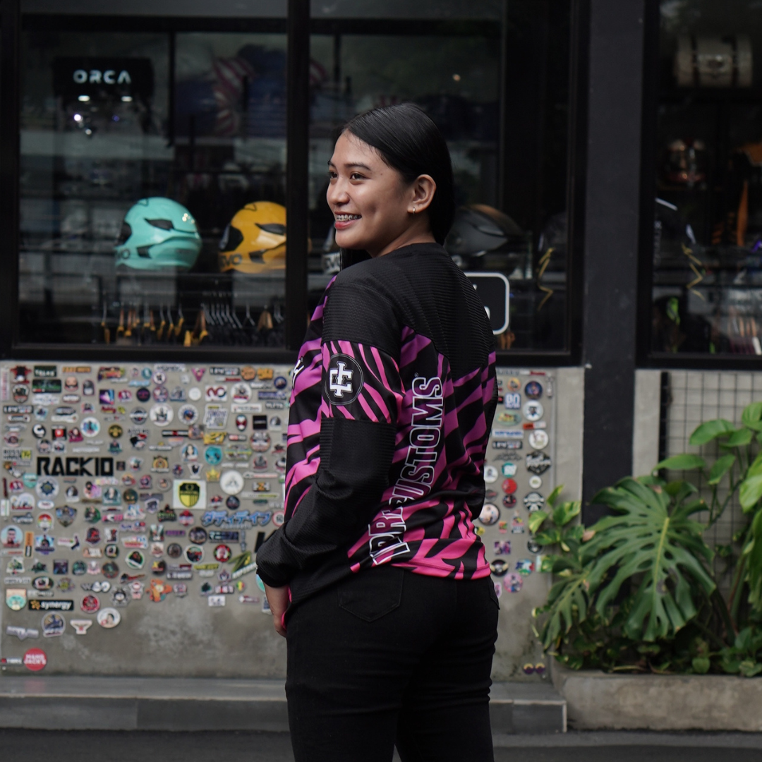 IMPRINT CUSTOMS - ZANDRA HYBRID RIDING JERSEY