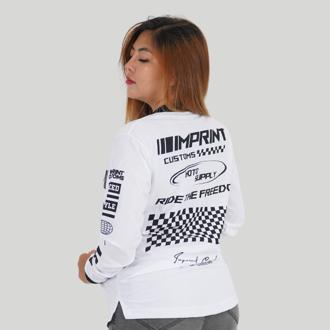IMPRINT CUSTOMS - PREMO WHITE RIDING JERSEY