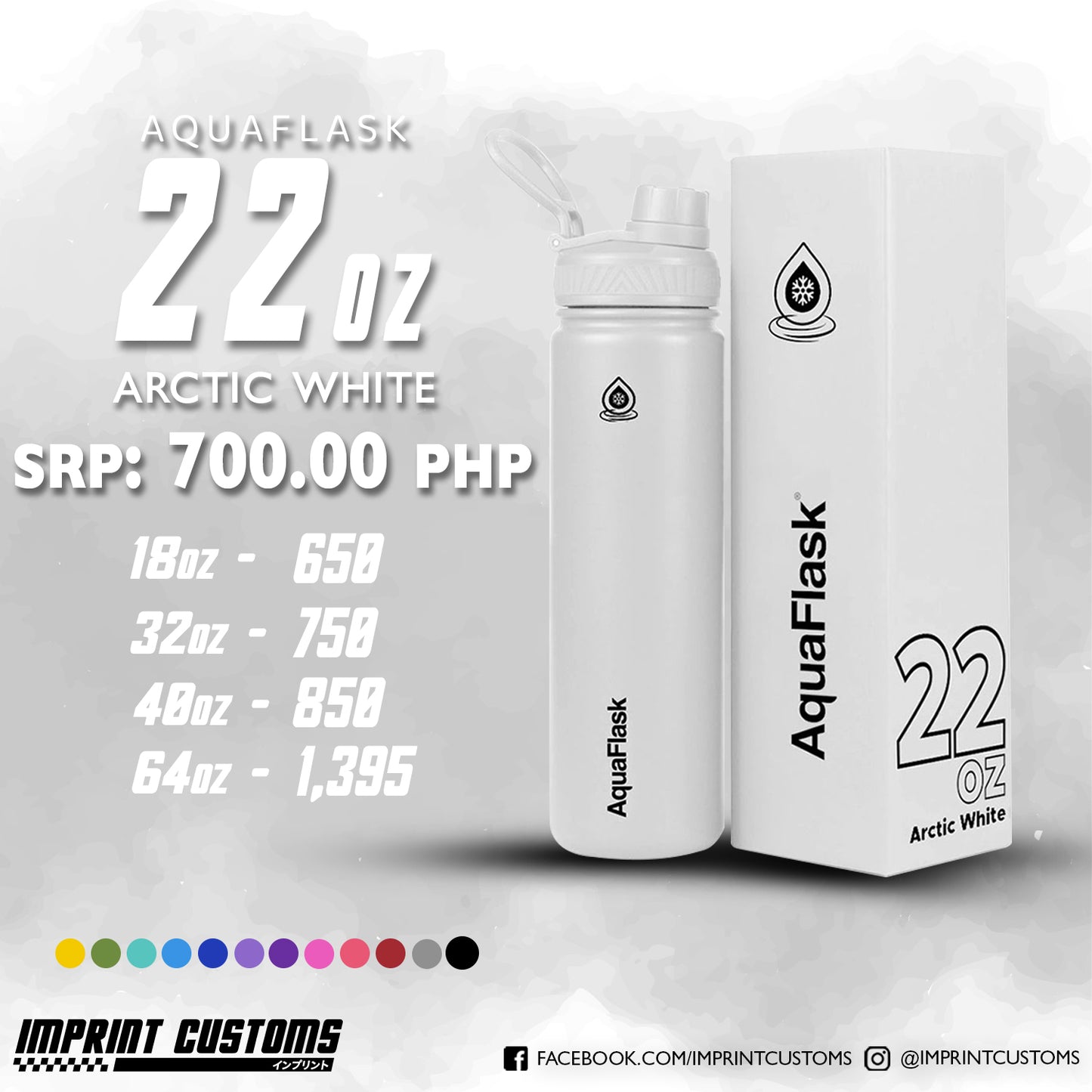 AQUAFLASK ARCTIC WHITE