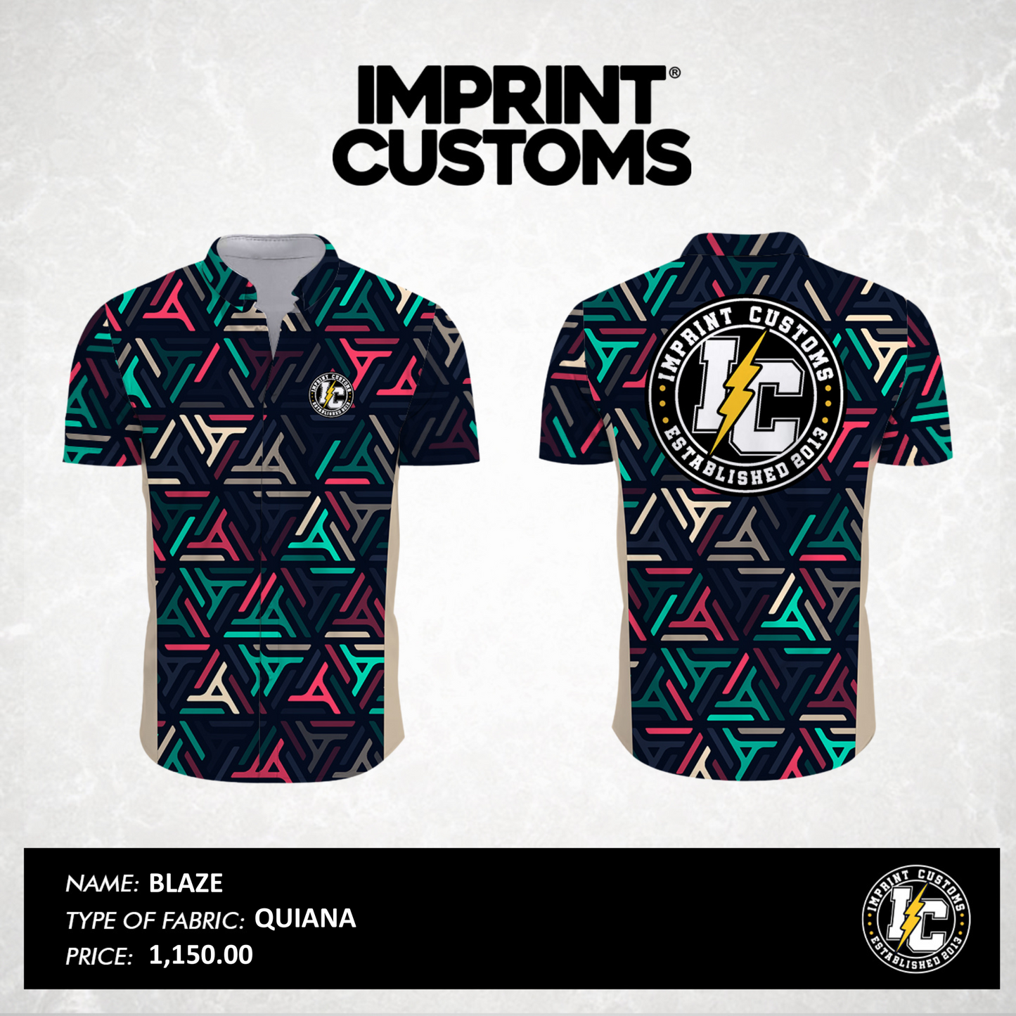 IMPRINT CUSTOMS - BLAZE POLO BUTTON DOWN