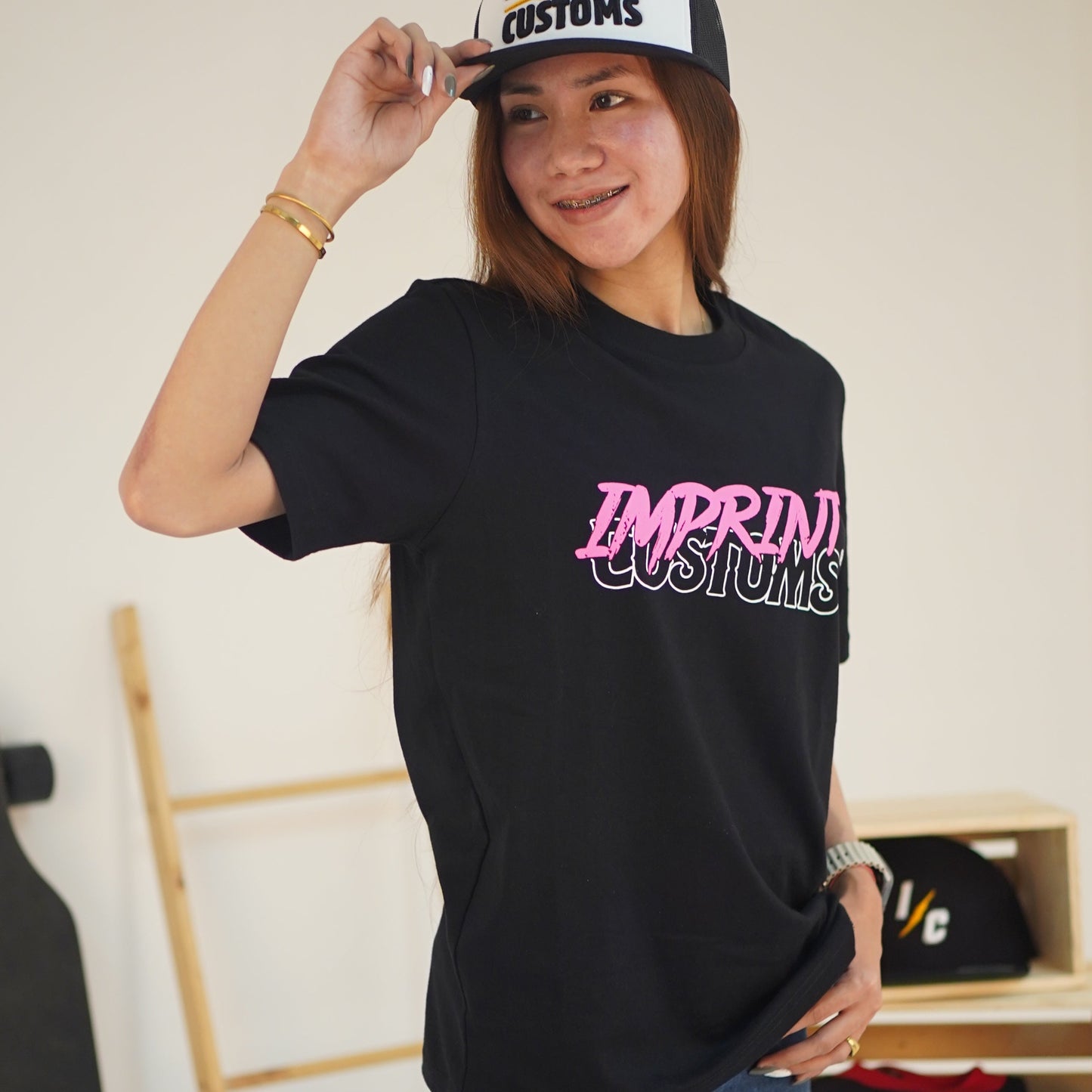 IMPRINT CUSTOMS - DISHITA OVERSIZED COTTON TEES