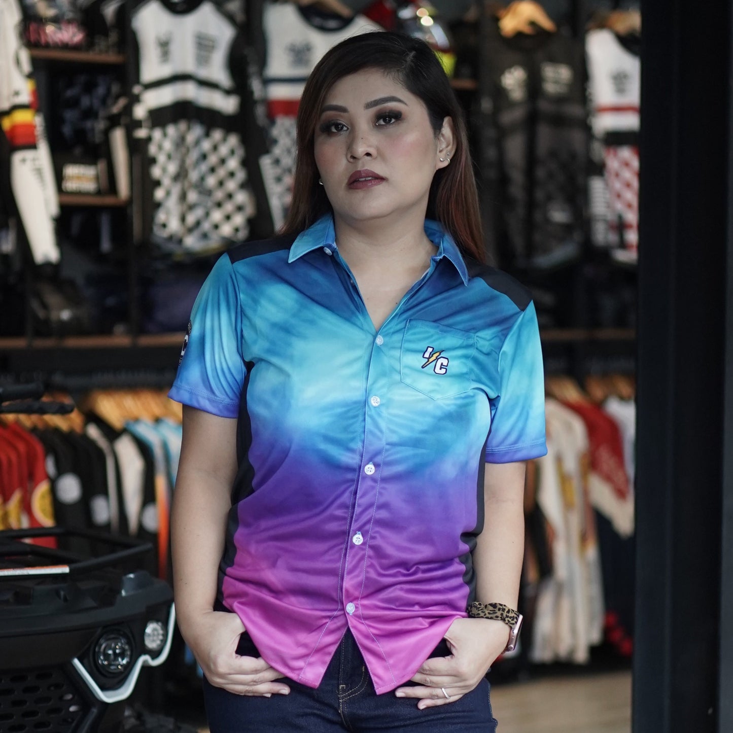 IMPRINT CUSTOMS - SMOKE BOMB POLO BUTTON DOWN