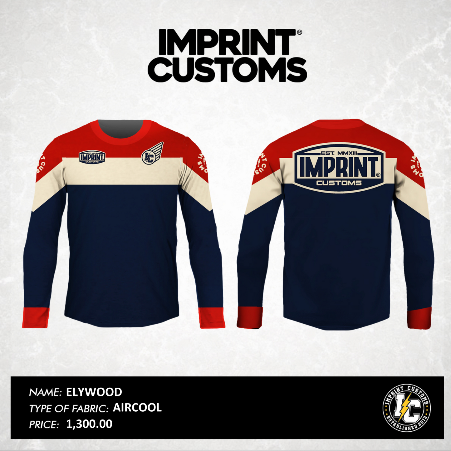 IMPRINT CUSTOMS - ELYWOOD RIDING JERSEY