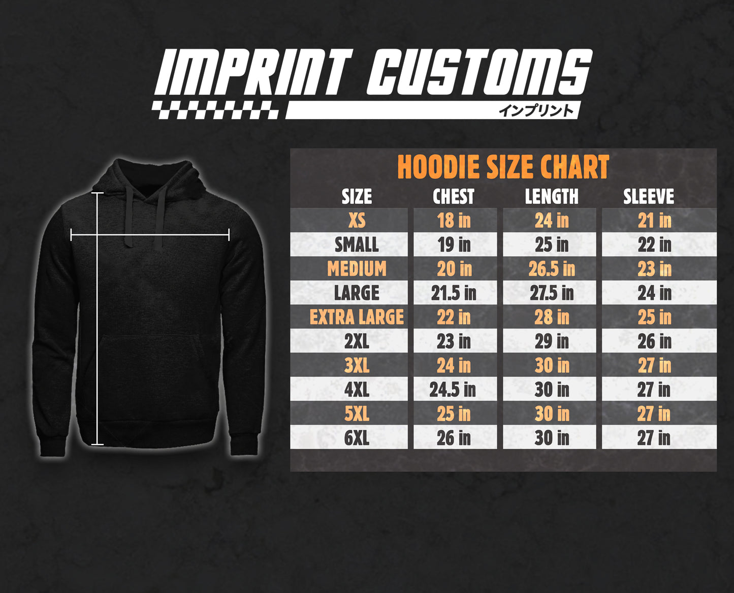 IMPRINT CUSTOMS - JACKSON HOODIE