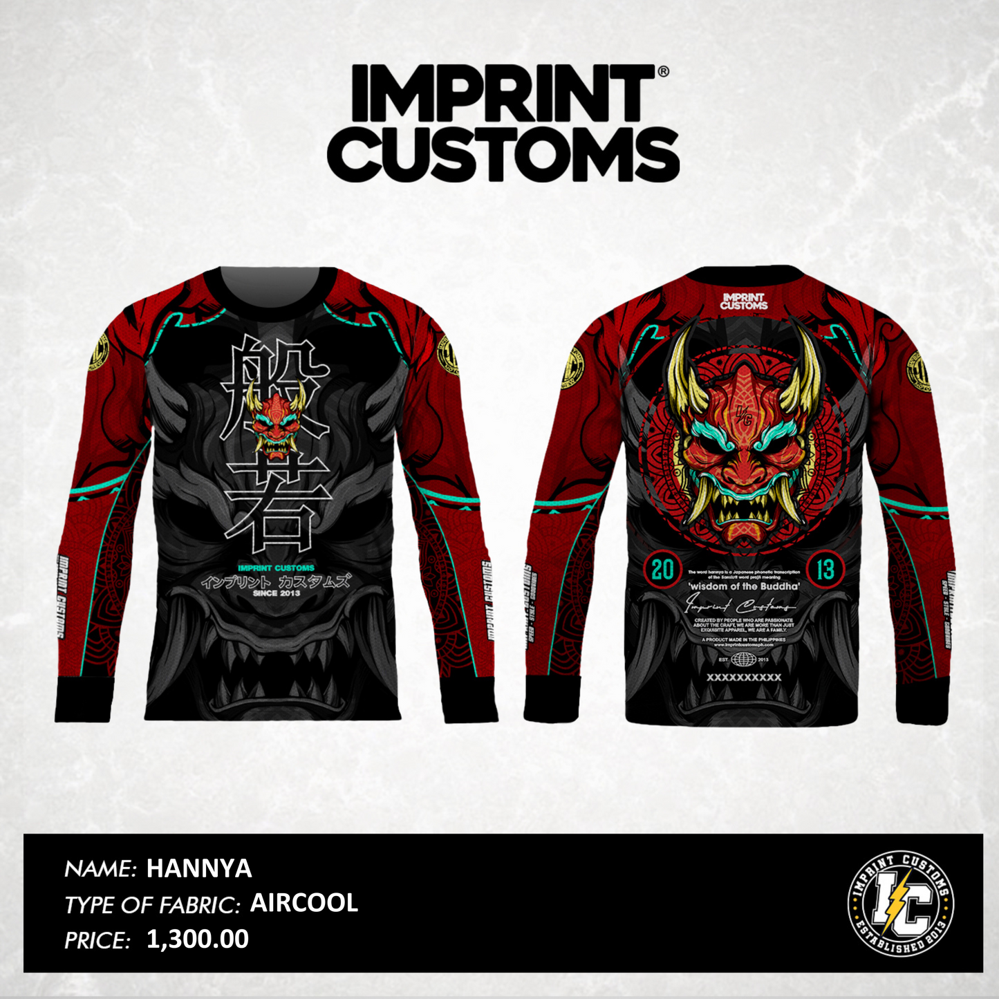 IMPRINT CUSTOMS - HANNYA RIDING JERSEY