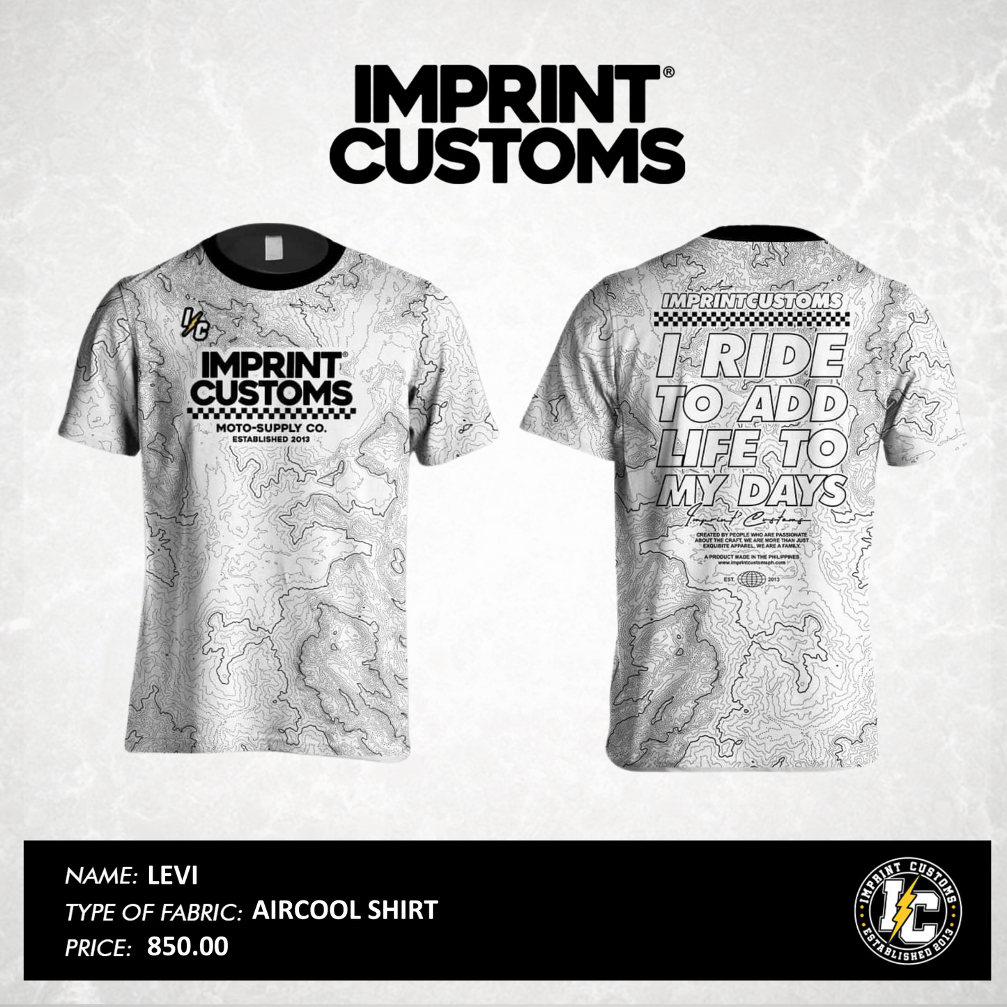 IMPRINT CUSTOMS - LEVI AIRCOOL SHIRT