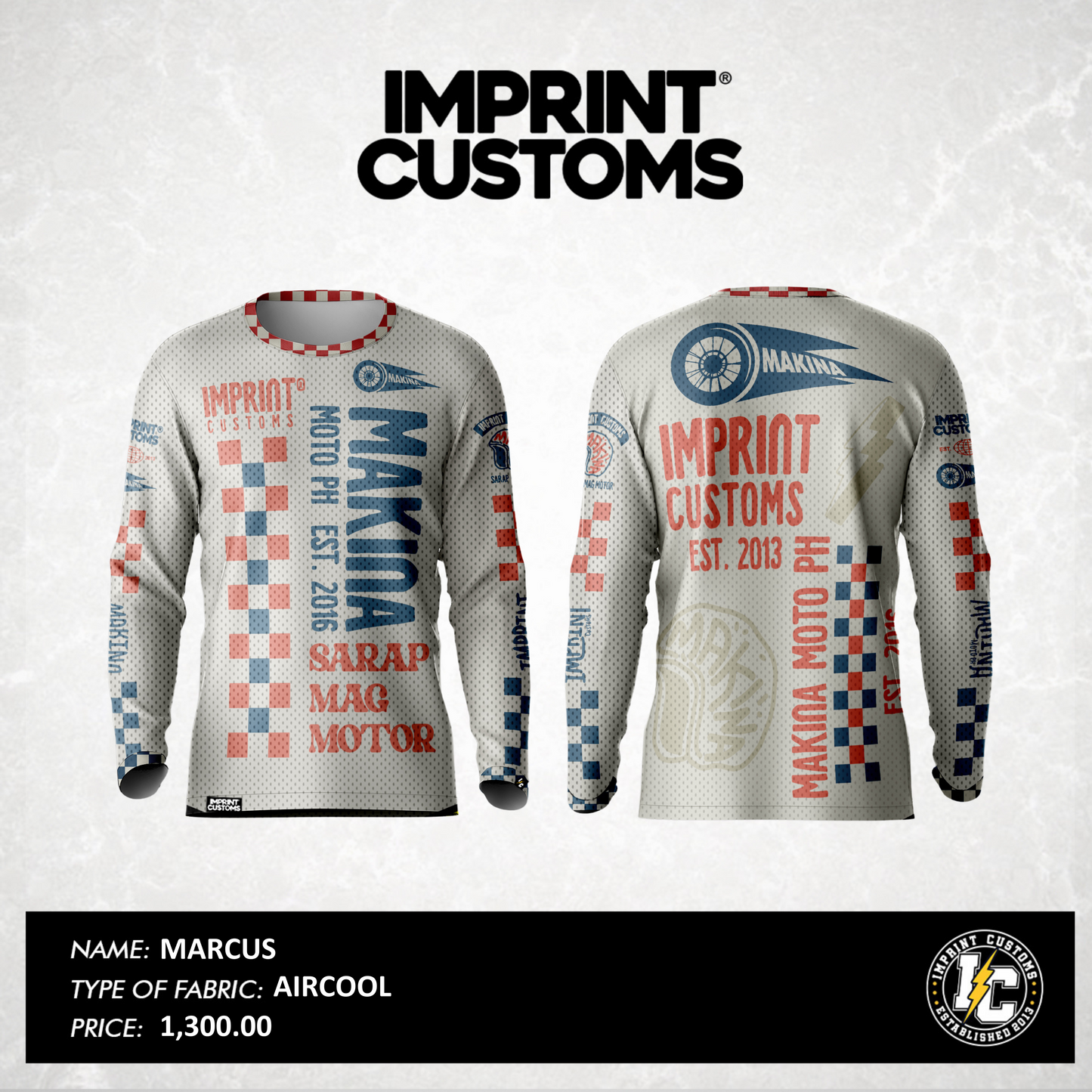 MAKINA - MARCUS RIDING JERSEY