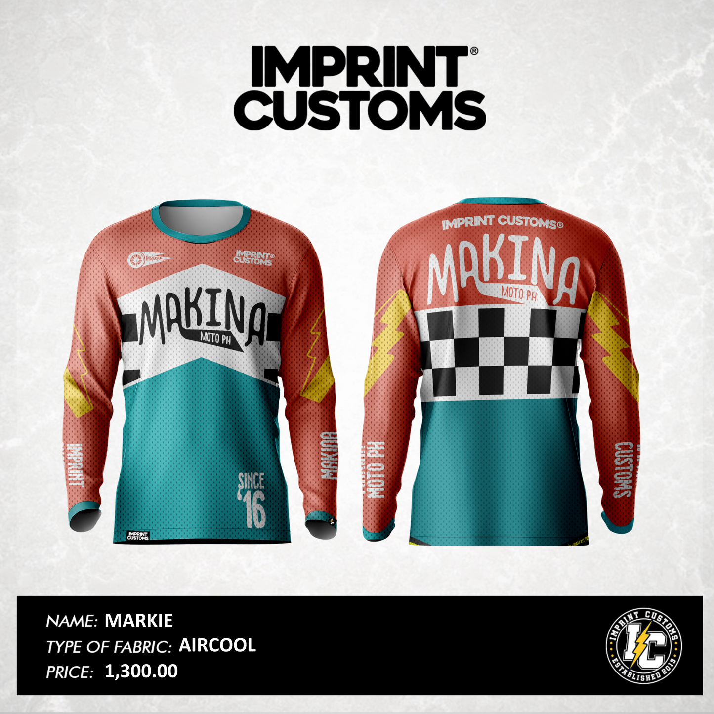 MAKINA - MARKIE RIDING JERSEY