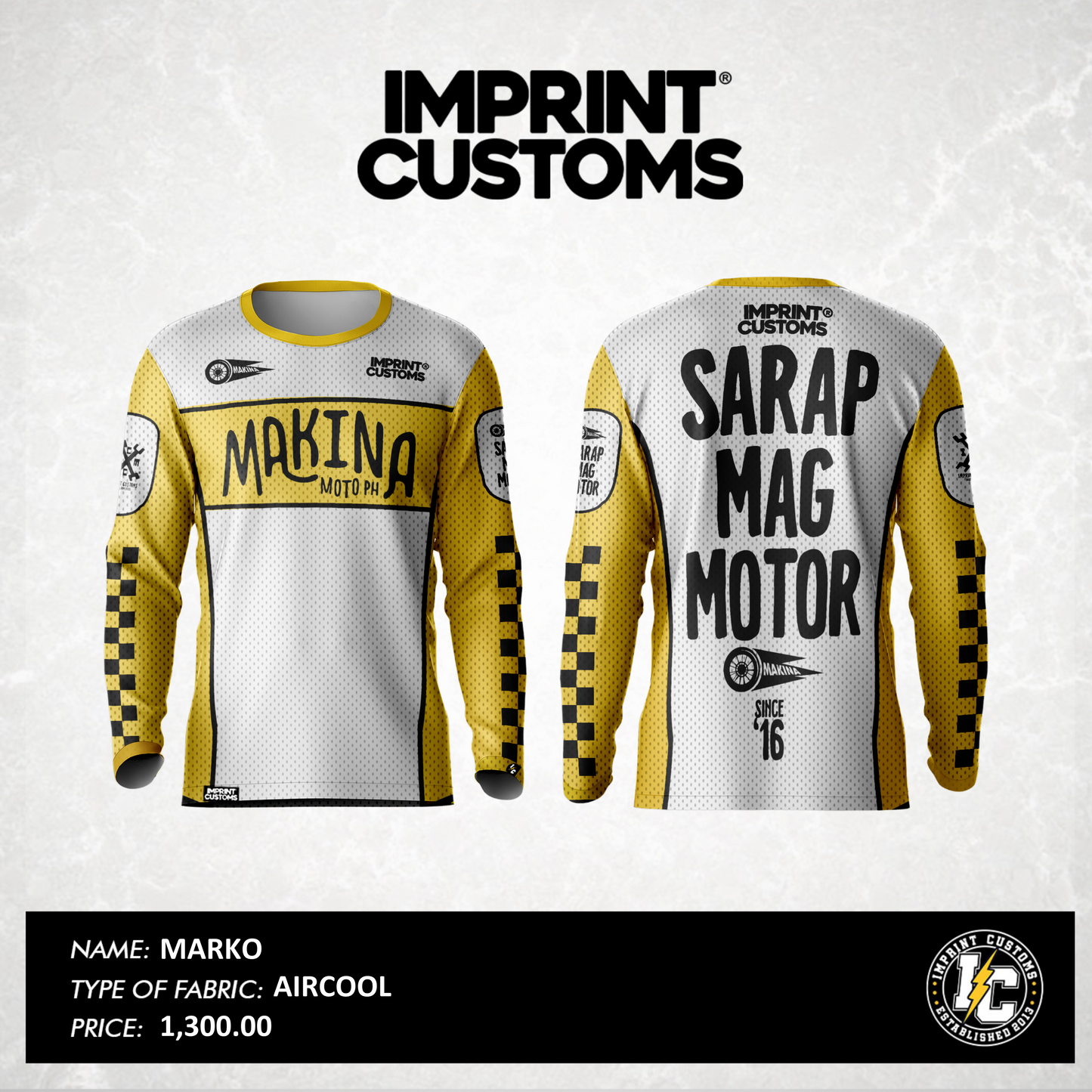 MAKINA -MARCO RIDING JERSEY
