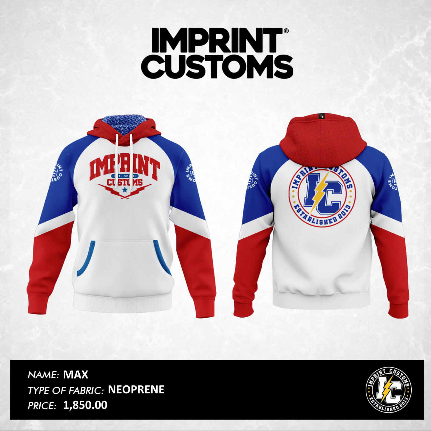 IMPRINT CUSTOMS - MAX HOODIE