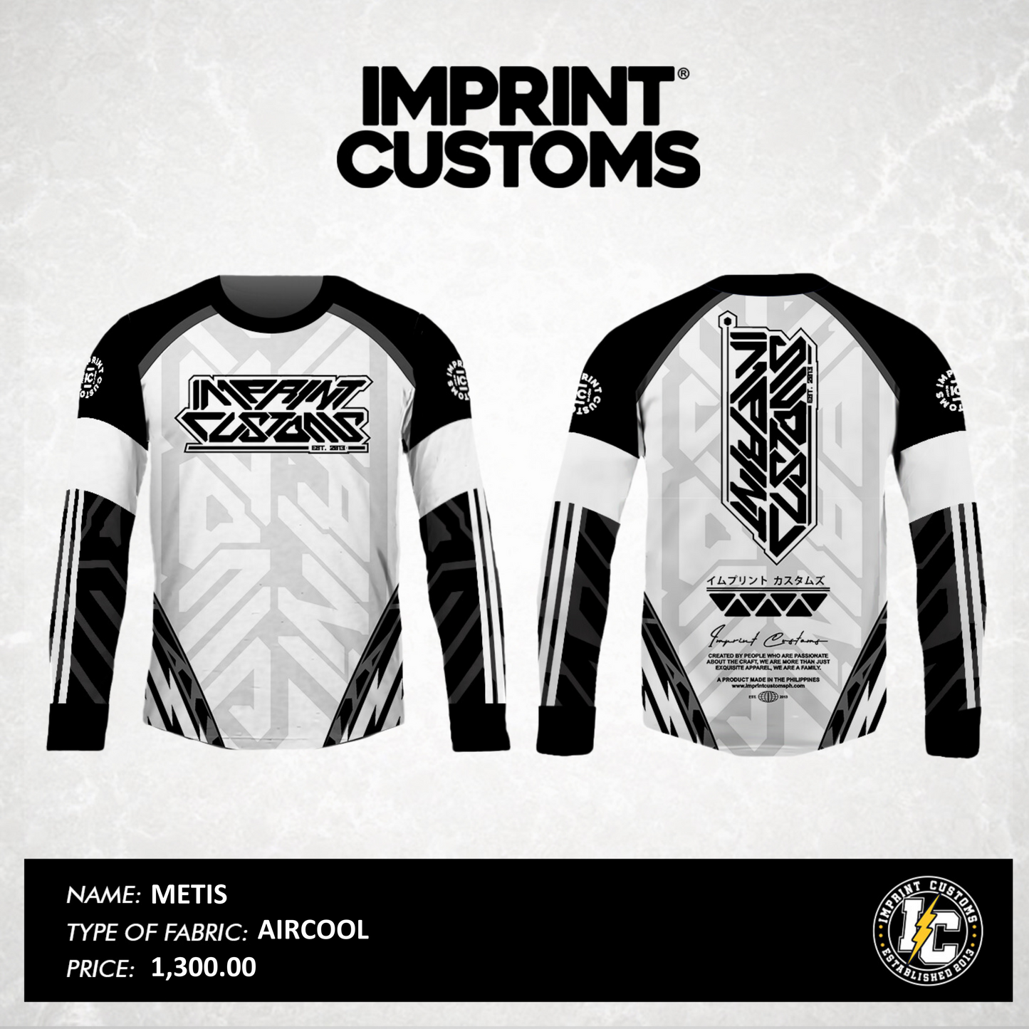 IMPRINT CUSTOMS - METIS RIDING JERSEY