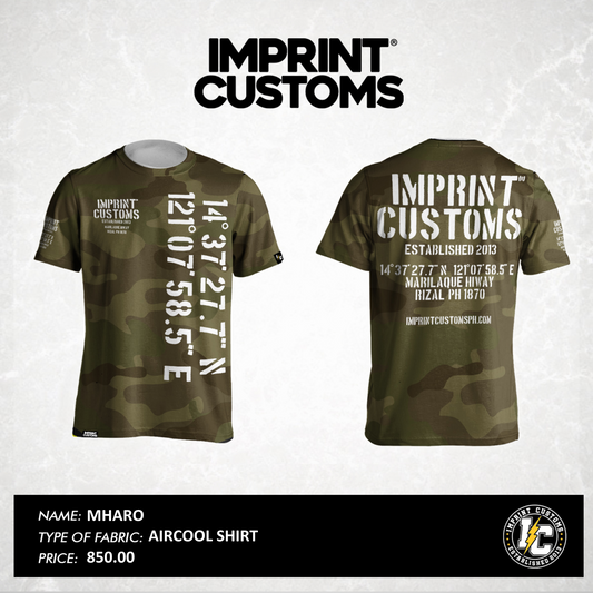 IMPRINT CUSTOMS - MHARO AIRCOOL SHIRT