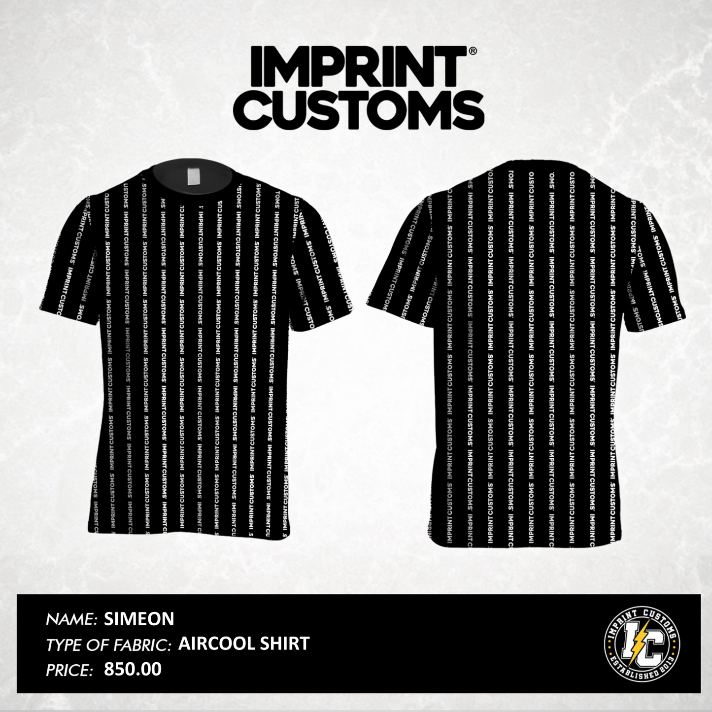 IMPRINT CUSTOMS - SIMEON AIRCOOL SHIRT
