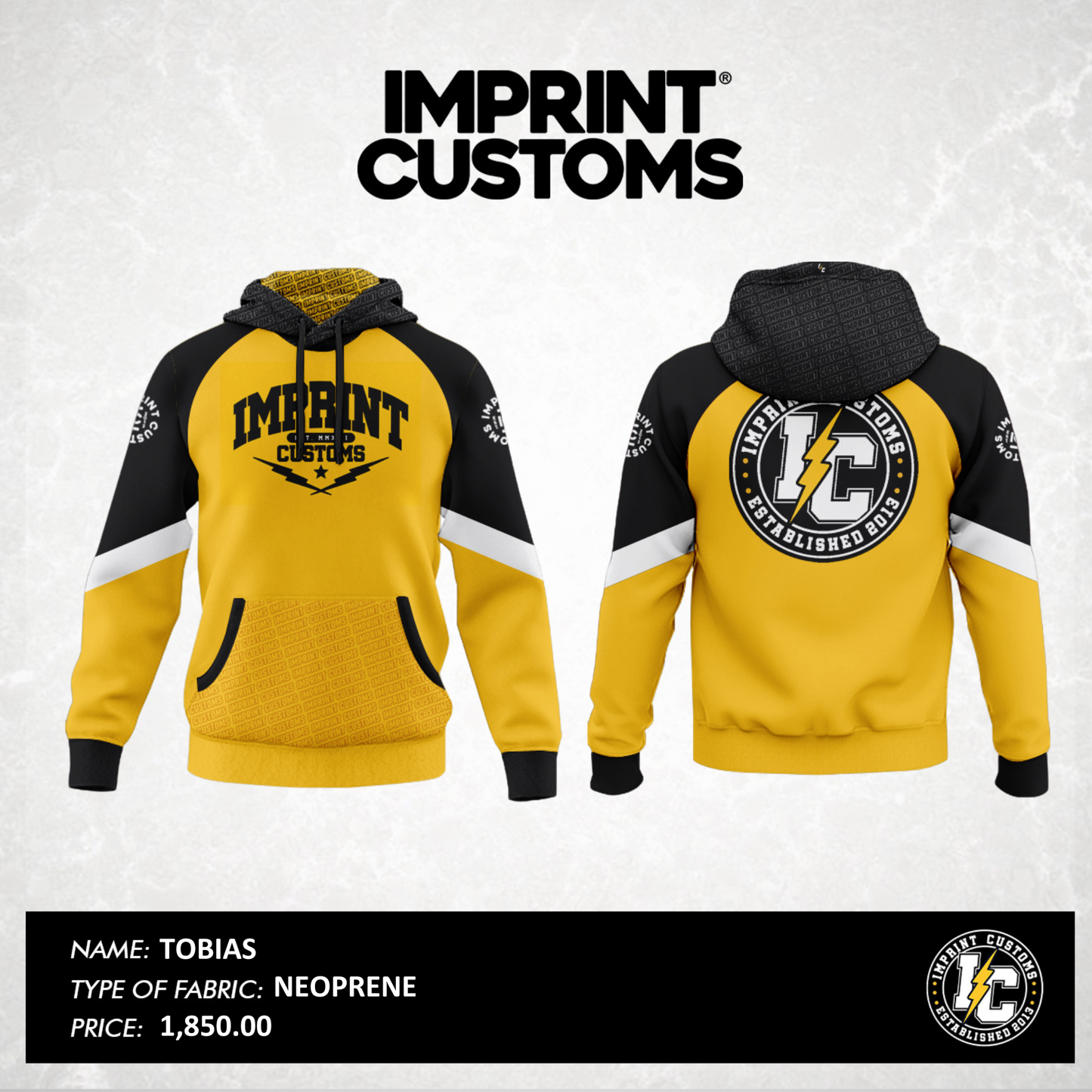 IMPRINT CUSTOMS- TOBIAS HOODIE