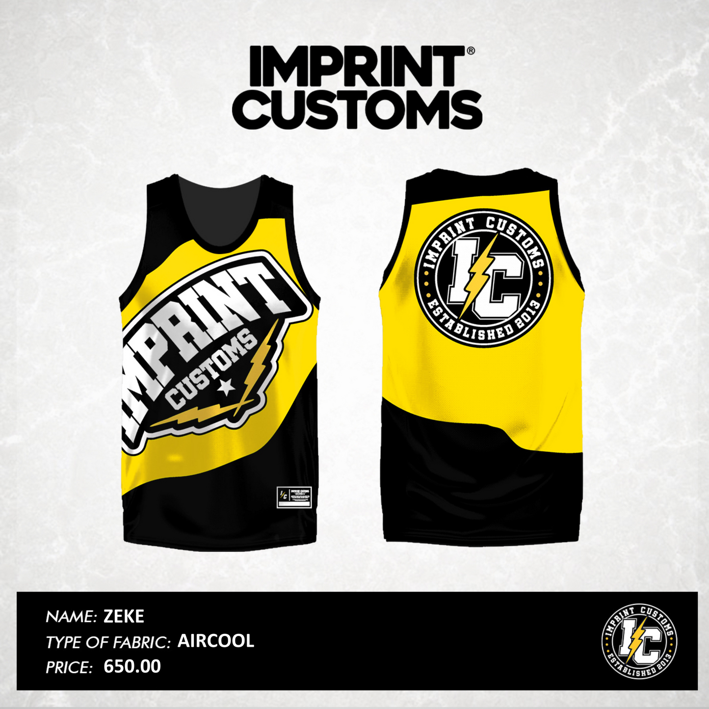 IMPRINT CUSTOMS - ZEKE TANK TOPS