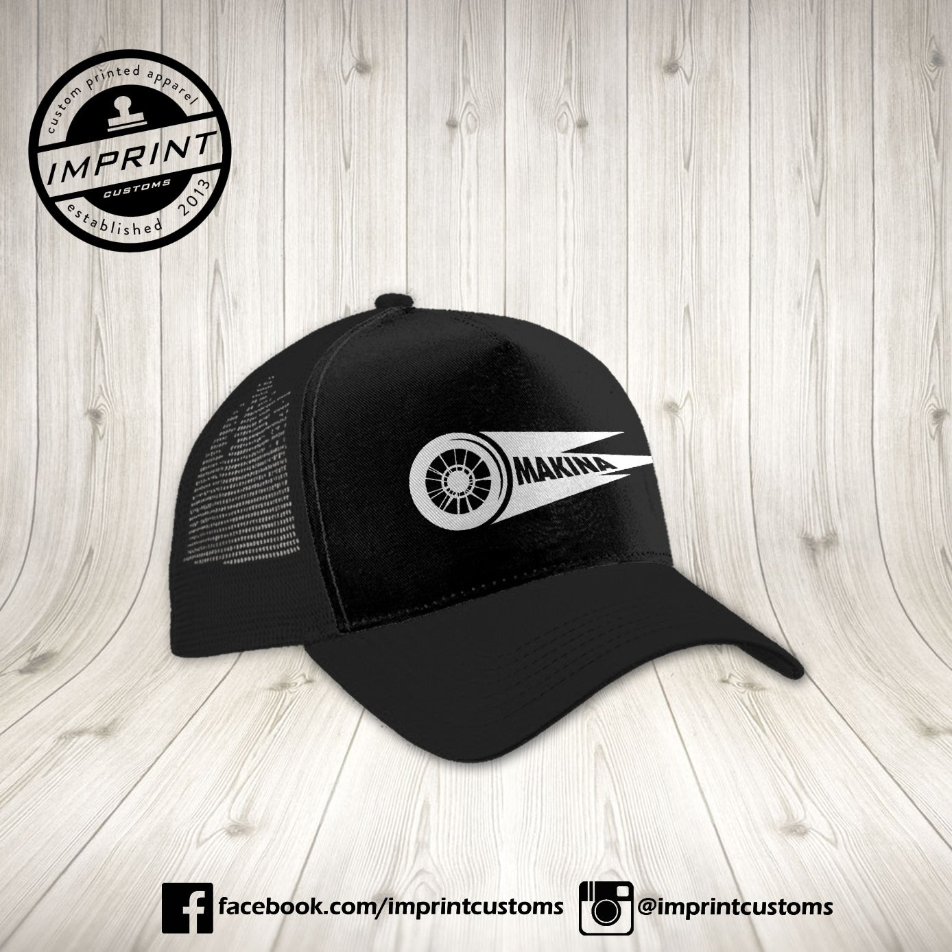 MAKINA TRUCKER CAPS - BLACK