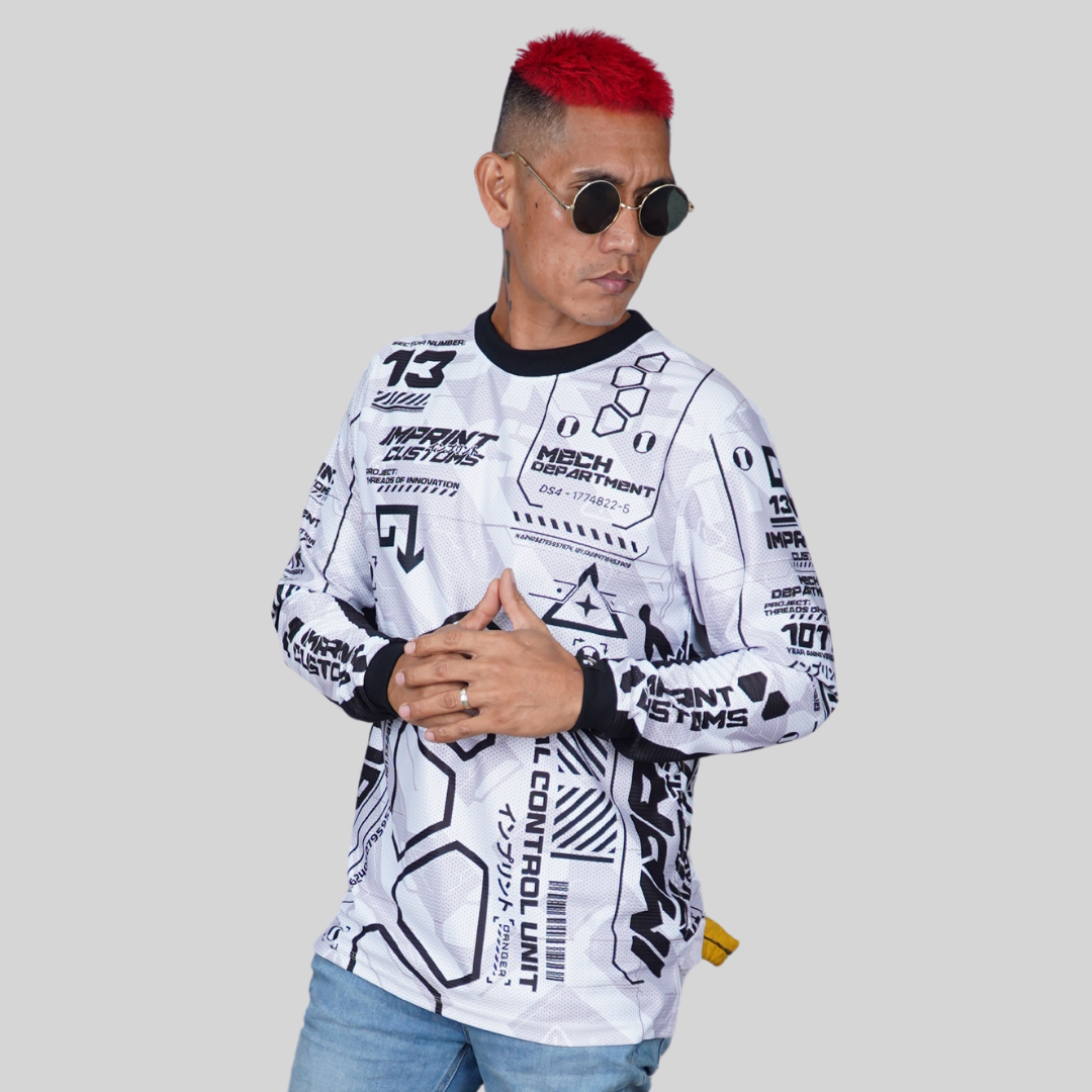 IMPRINT CUSTOMS - AMOS WHITE RIDING JERSEY – Imprint Customs