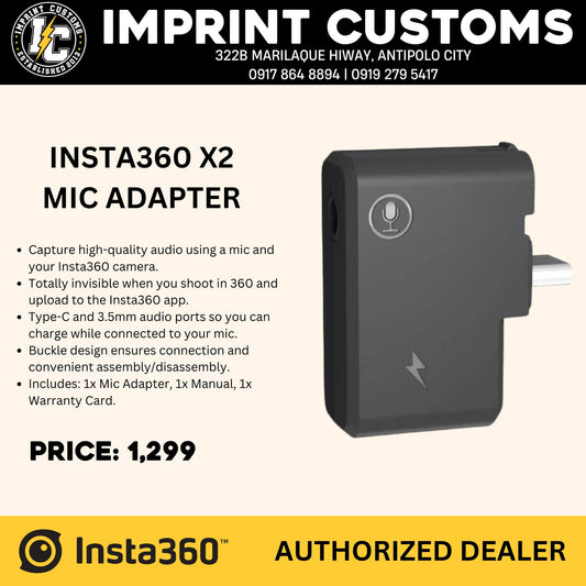 Insta360 X2 MIC Adapter
