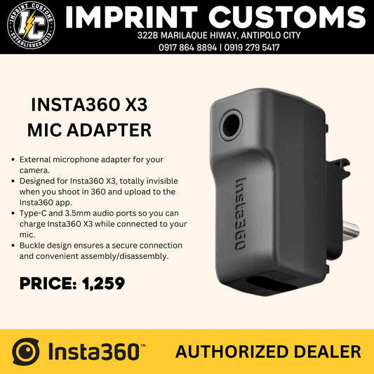 Insta360 X3 MIC Adapter