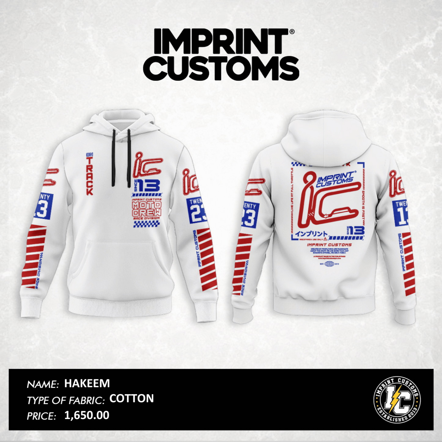 IMPRINT CUSTOMS - HAKEEM HOODIE