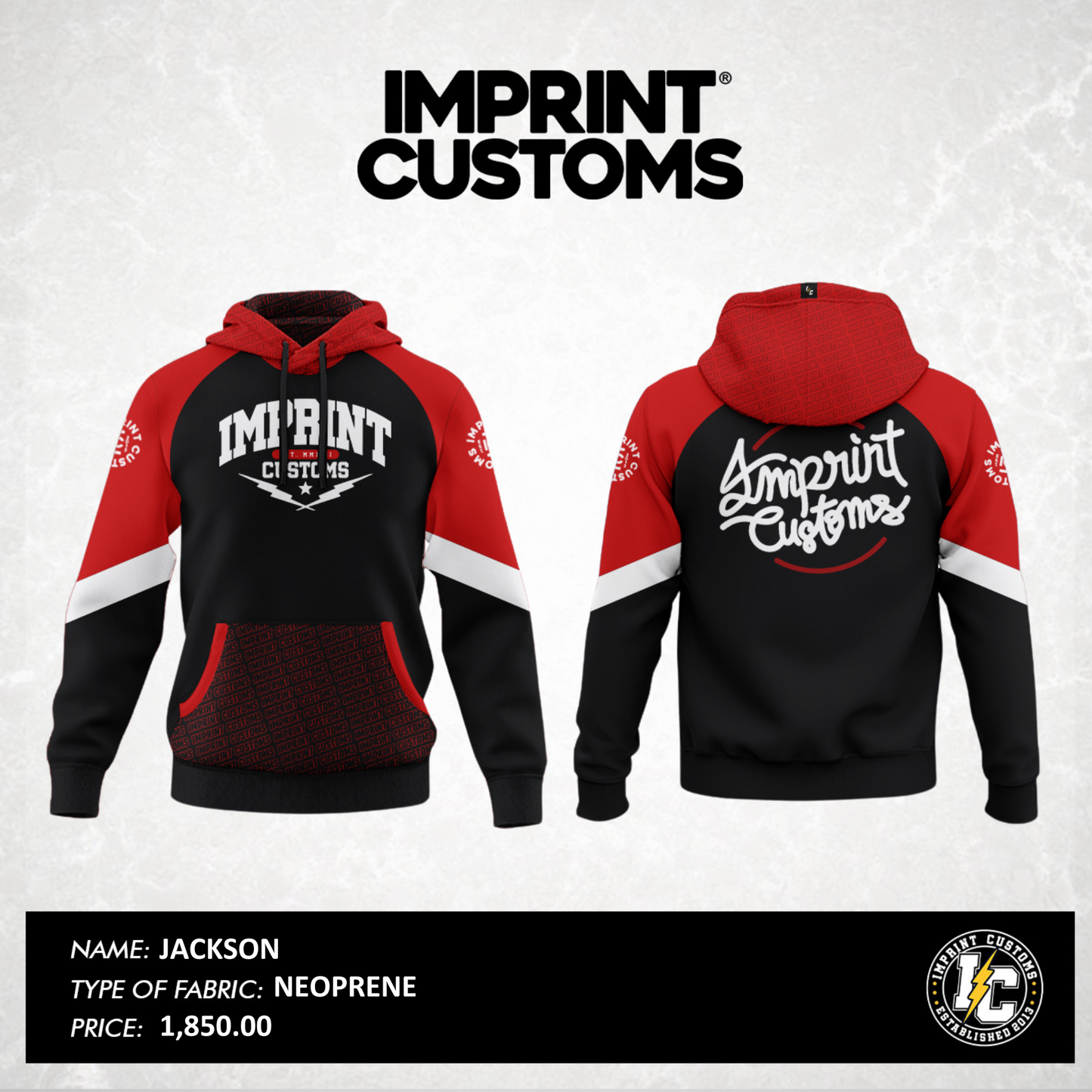 IMPRINT CUSTOMS - JACKSON HOODIE