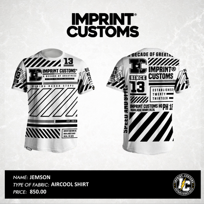 IMPRINT CUSTOMS - JEMSON AIRCOOL SHIRT