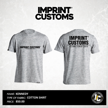 IMPRINT CUSTOMS - KENNEDY  OVERSIZED COTTON TEES