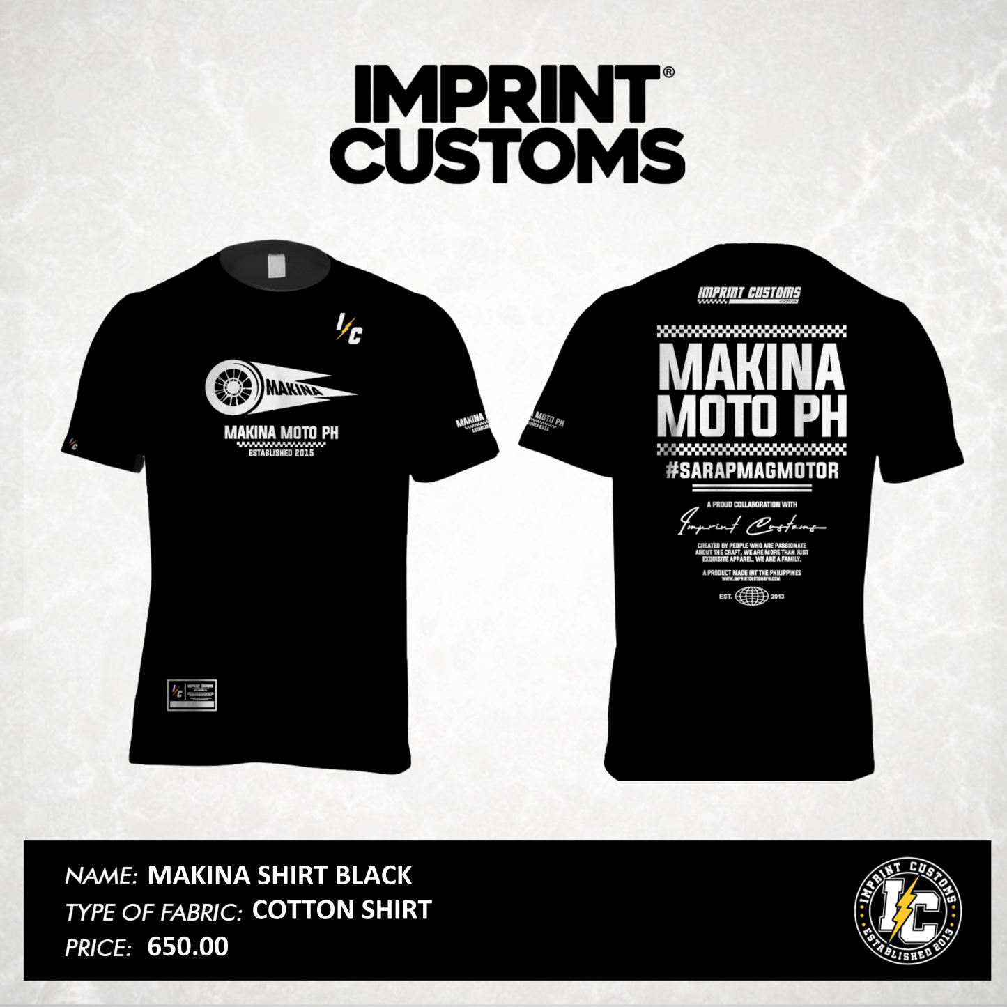 MAKINA - SHIRT BLACK