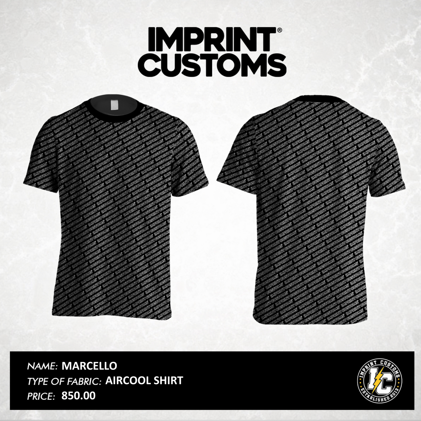 IMPRINT CUSTOMS - MARCELLO AIRCOOL SHIRT