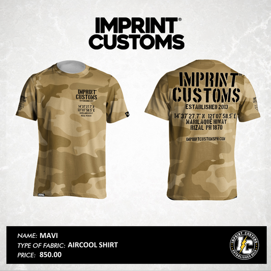 IMPRINT CUSTOMS - MAVI AIRCOOL SHIRT
