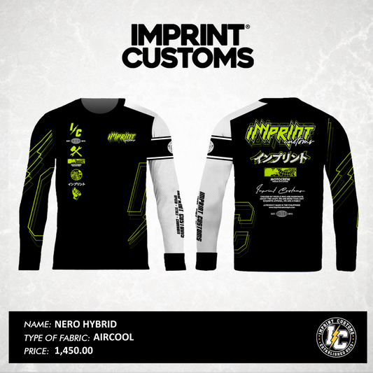 IMPRINT CUSTOMS - NERO HYBRID RIDING JERSEY