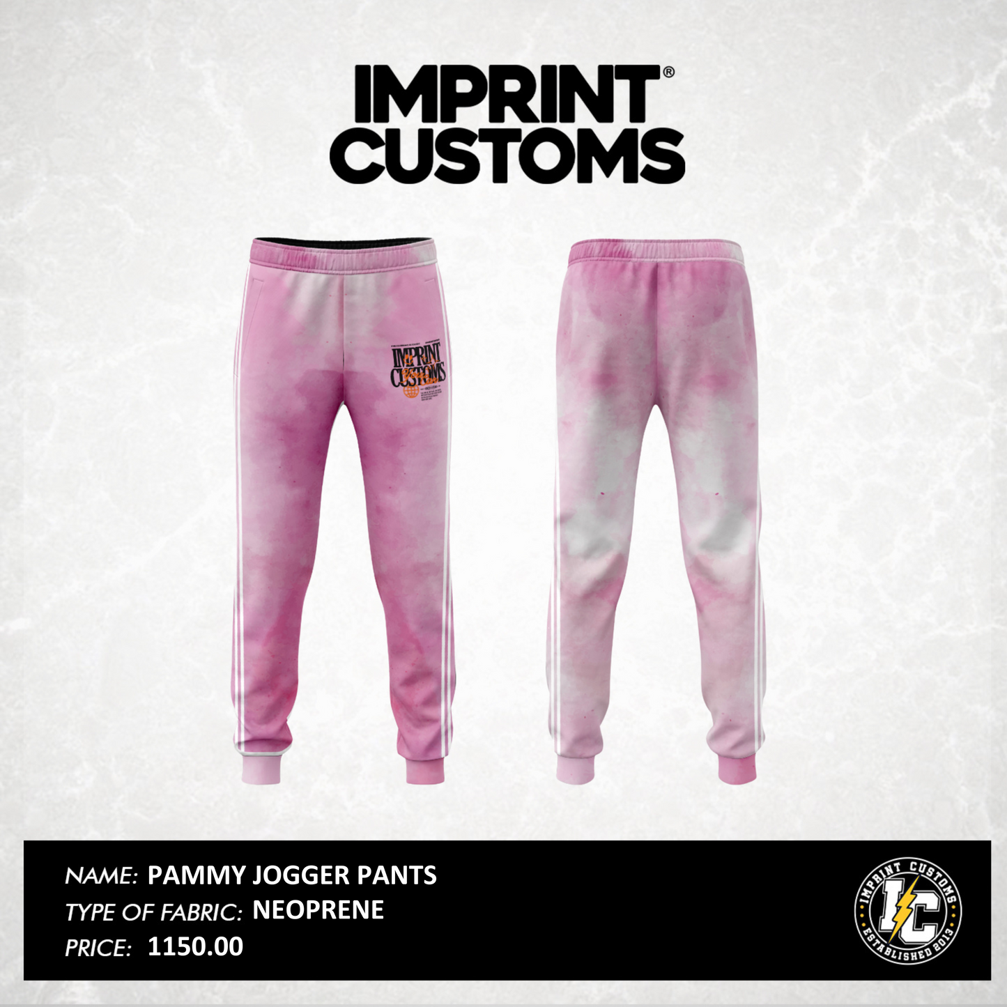 IMPRINT CUSTOMS - PAMMY JAGGER PANTS