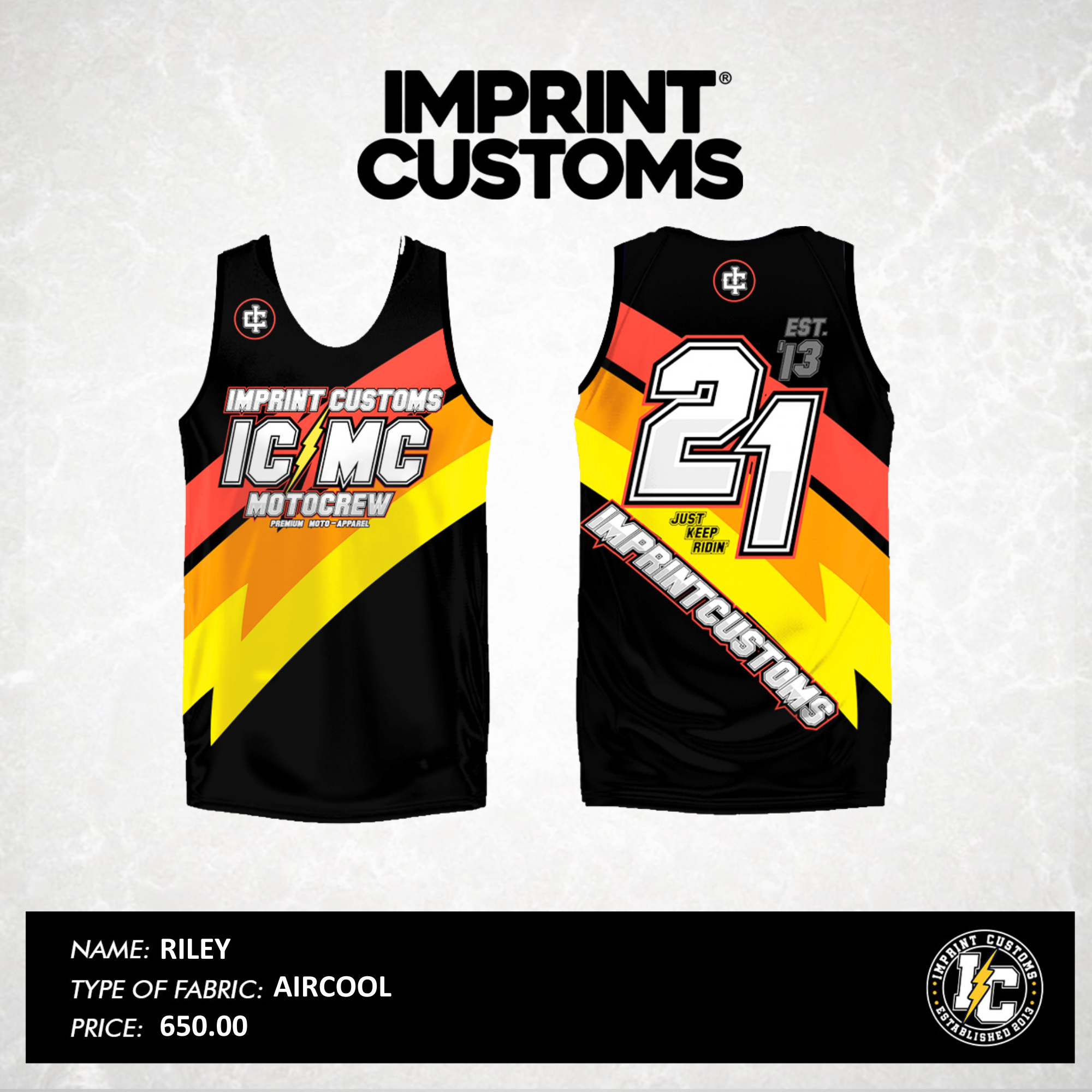 IMPRINT CUSTOMS - RILEY TANK TOPS – Imprint Customs