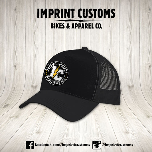 YUPOONG TRUCKER CAP - VARSITY BLACK
