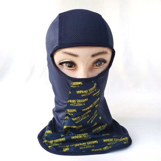 Imprint Customs - Basic Balaclava - Navy Blue/Gold