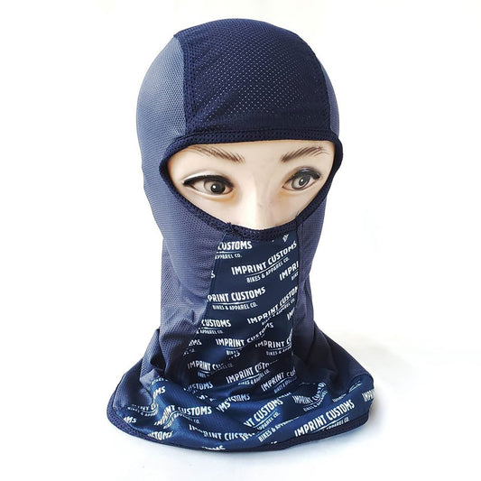 Imprint Customs - Basic Balaclava - Navy Blue/White